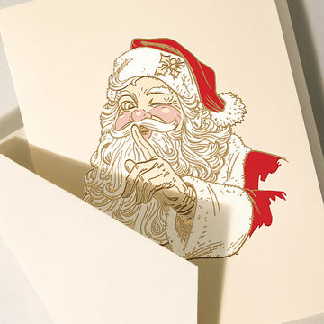 Santa Clause Wink by Crane