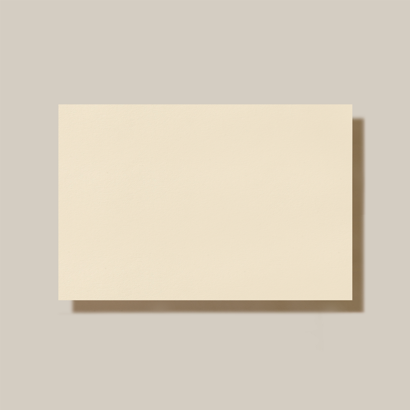 PC3116 Ecru Plain Card (KENT) 4 1/4 x 6 3/8