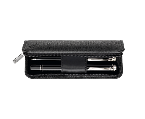 *Pelikan Leather Pen Case, 2 pen zippered