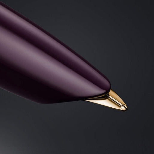 PARKER 51 DELUXE PLUM FOUNTAIN PEN 18K NIB