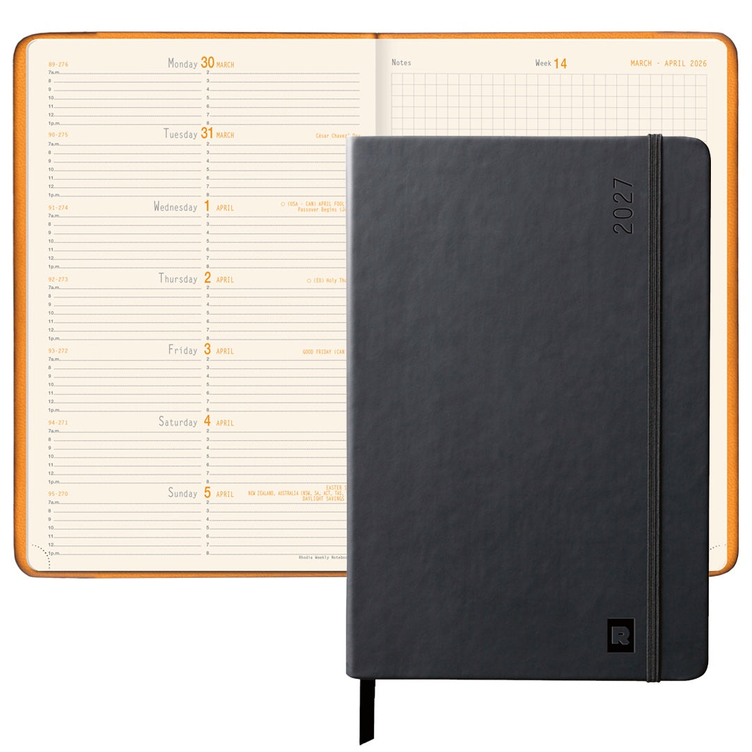 2027 Rhodia Planner (large 6" x 9")