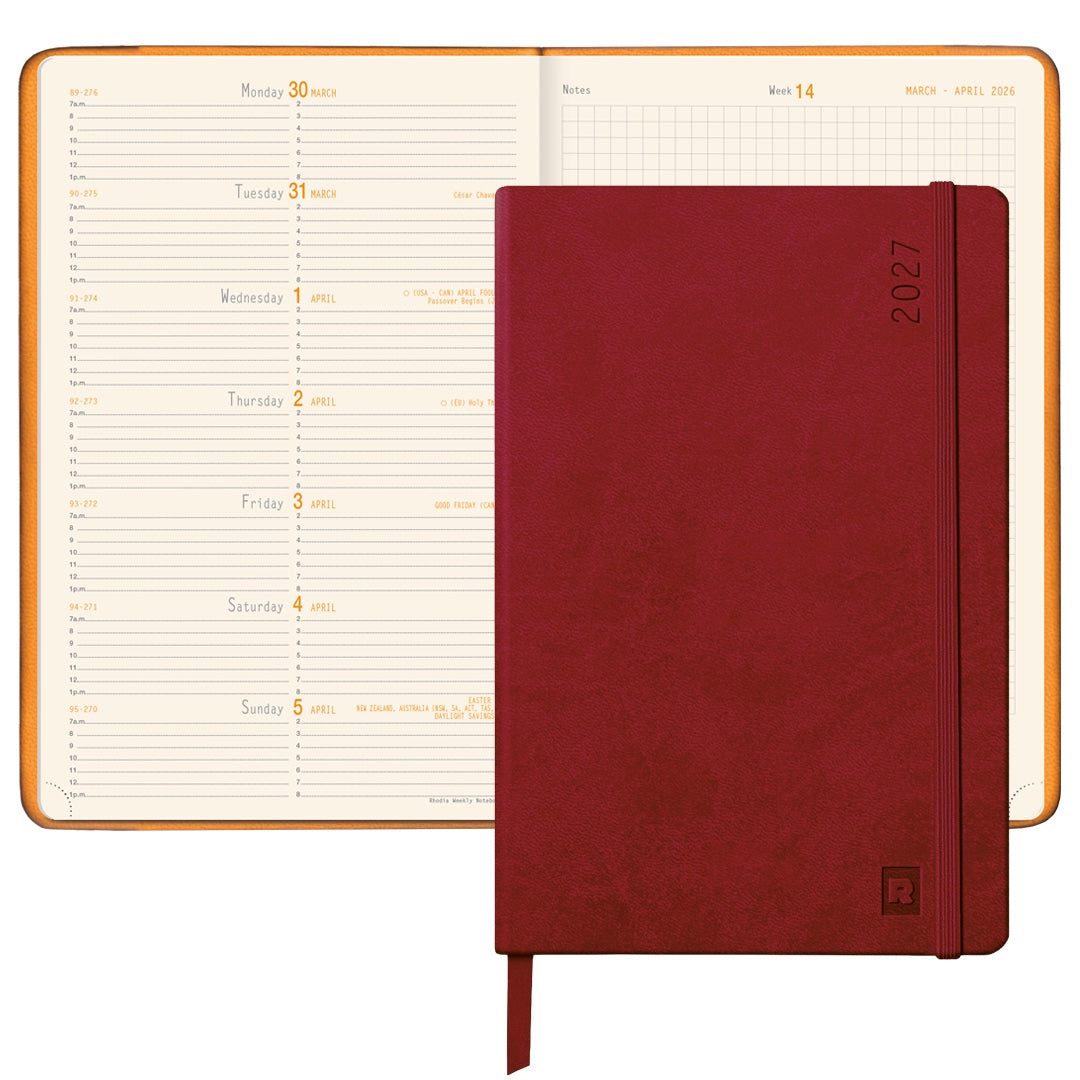 2027 Rhodia Planner (large 6" x 9")