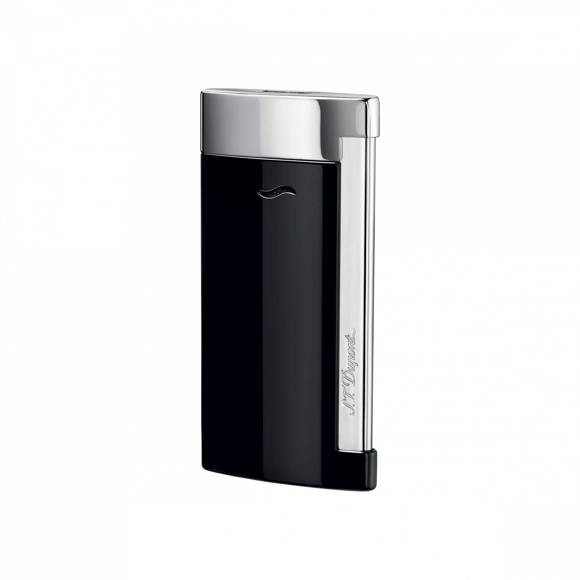 Slim 7, Black Lacquer, Lighters By Dupont