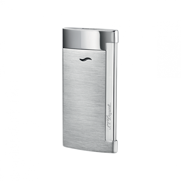 Slim 7, Brushed Chrome, Lighters By Dupont