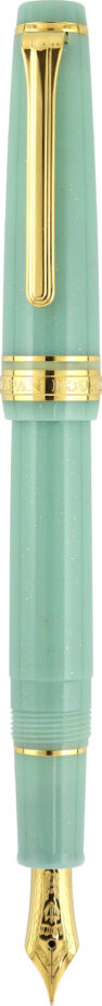 *Sailor SLIM Pro Gear  SHIKIORI JAPANESE FAIRY TALE SERIES "DRAGON PALACE (opal green)" 14k Nib Med-FINE