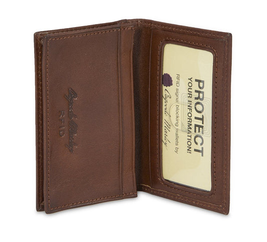 Osgoode Marley RFID Gusset Card Case (veg tan)