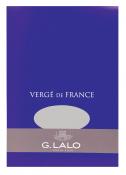 G. LALO Straight Edge Vergé de France Tablet - Small 5 ¾ x 8 ¼ White 50 sheets
