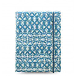 Filofax Notebook Impressions Blue/White  A5