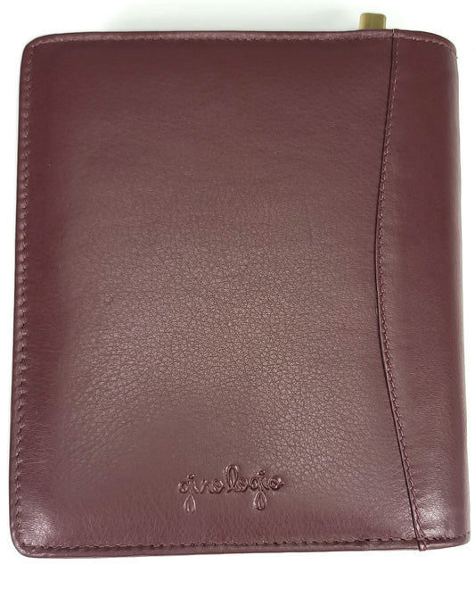 GIROLOGIO 12 ZIP PEN CASE, Antique Brown