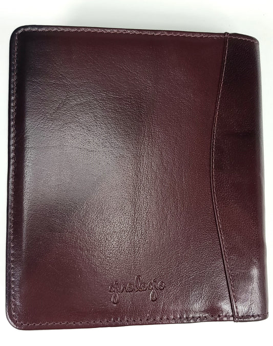 GIROLOGIO 12 ZIP PEN CASE, Oxblood