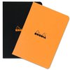 #119166 Rhodia Classic Notebooks Side Staplebound, Black, Dots, 48 Sheets 8¼ x 11¾