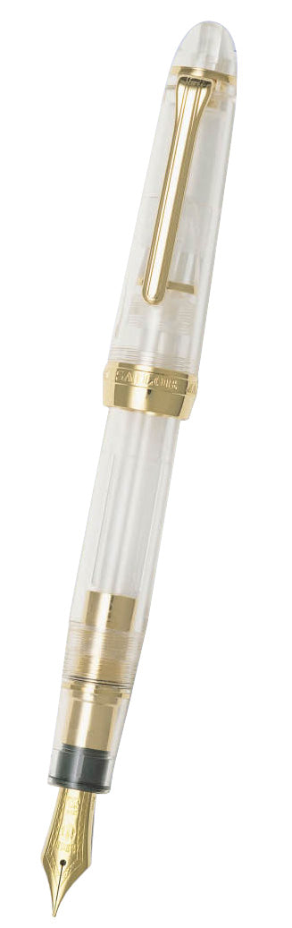 1911S  Transparent/Gold Fountain Pen, 14k nib by Sailor