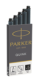 Parker Fountain Pen Cartridges (5 count) Refill