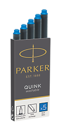 Parker Fountain Pen Cartridges (5 count) Refill