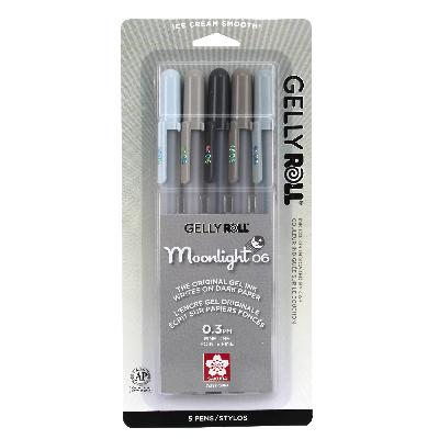Sakura GellyRoll Pens "Moonlight 06" 5pack