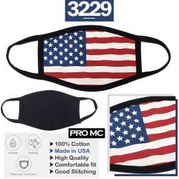 Face Masks Adult Flag (made in USA) non medical
