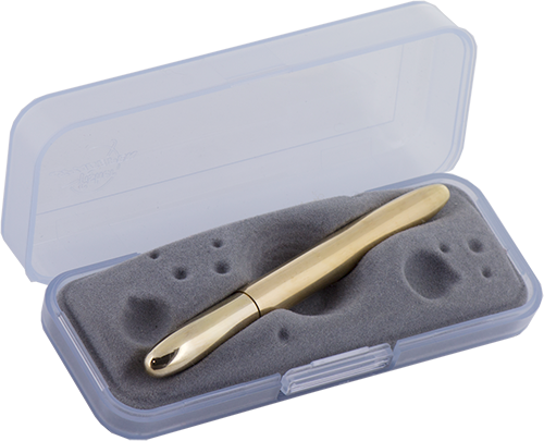 ANTIMICROBIAL RAW BRASS BULLET SPACE PEN by Fisher Space Pen