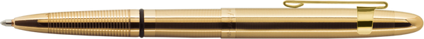 Lacquered Brass Bullet Pen WITH CLIP 400GGCL