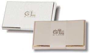 G. Lalo Open Stock French Wedding Card & Envelope 3 ½ x 5 ¼ Bevel-Edged Ivory Or White 5 cards x 5 env