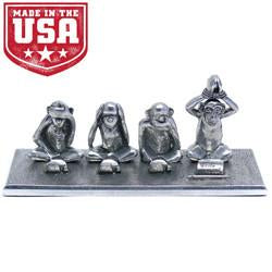 Zagoory Write No Evil Monkey Pen Holder