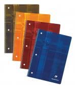 #8267 Clairefontaine Classic Notebooks Side Wirebound 8½ x 11 Lined Assorted Covers 90 Sheets