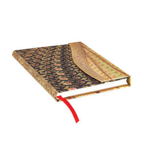 SIYAH  Varanasi Silks and Saris JOURNAL Wrap by Paperblanks (5" x 7" x ¾")