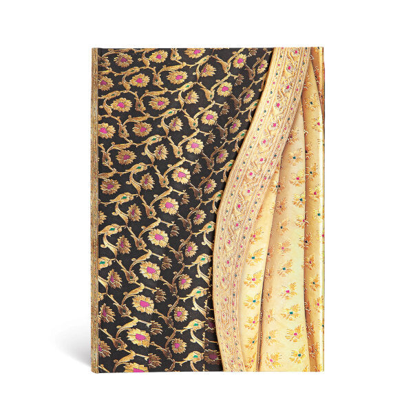 SIYAH  Varanasi Silks and Saris JOURNAL Wrap by Paperblanks (5" x 7" x ¾")