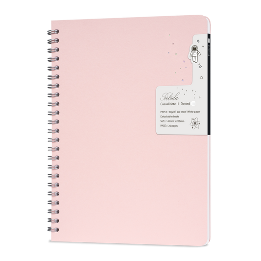 Nebula Note Casual, Plain, Baby Pink