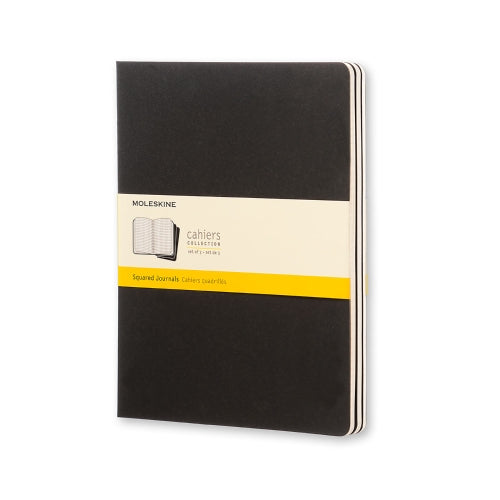 Moleskine CAHIERS JOURNAL X-LARGE Size 7.5" x 9.75" SQUARED
