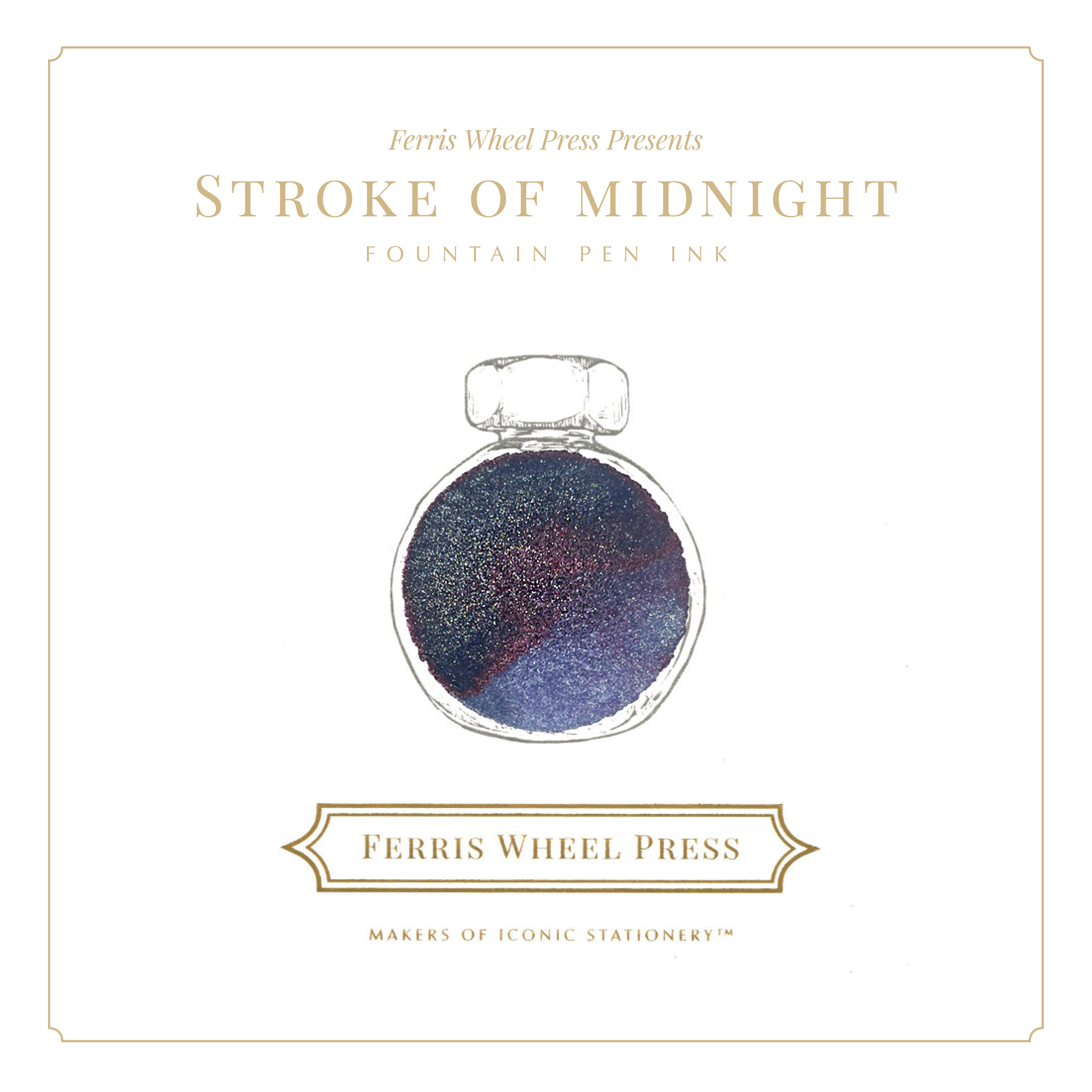 *Stroke of Midnight Ferris Wheel Press 38ml Ink