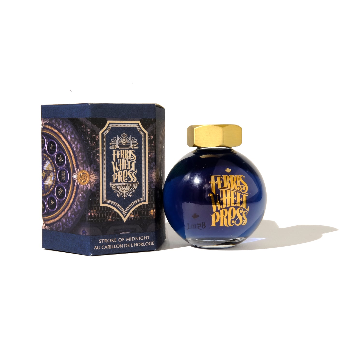 Stroke of Midnight Shimmer Ferris Wheel Press 85ml Ink