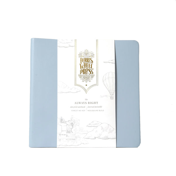 Always Right Fether Forget Me Not Notebook by Ferris Wheel Press