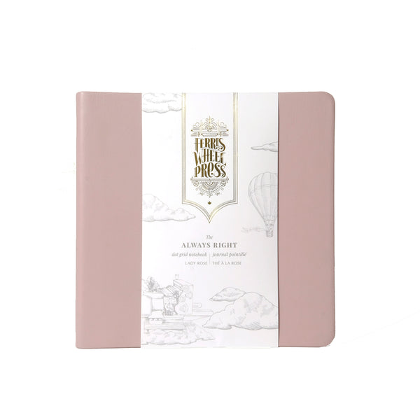 Always Right Fether LADY ROSE Notebook by Ferris Wheel Press