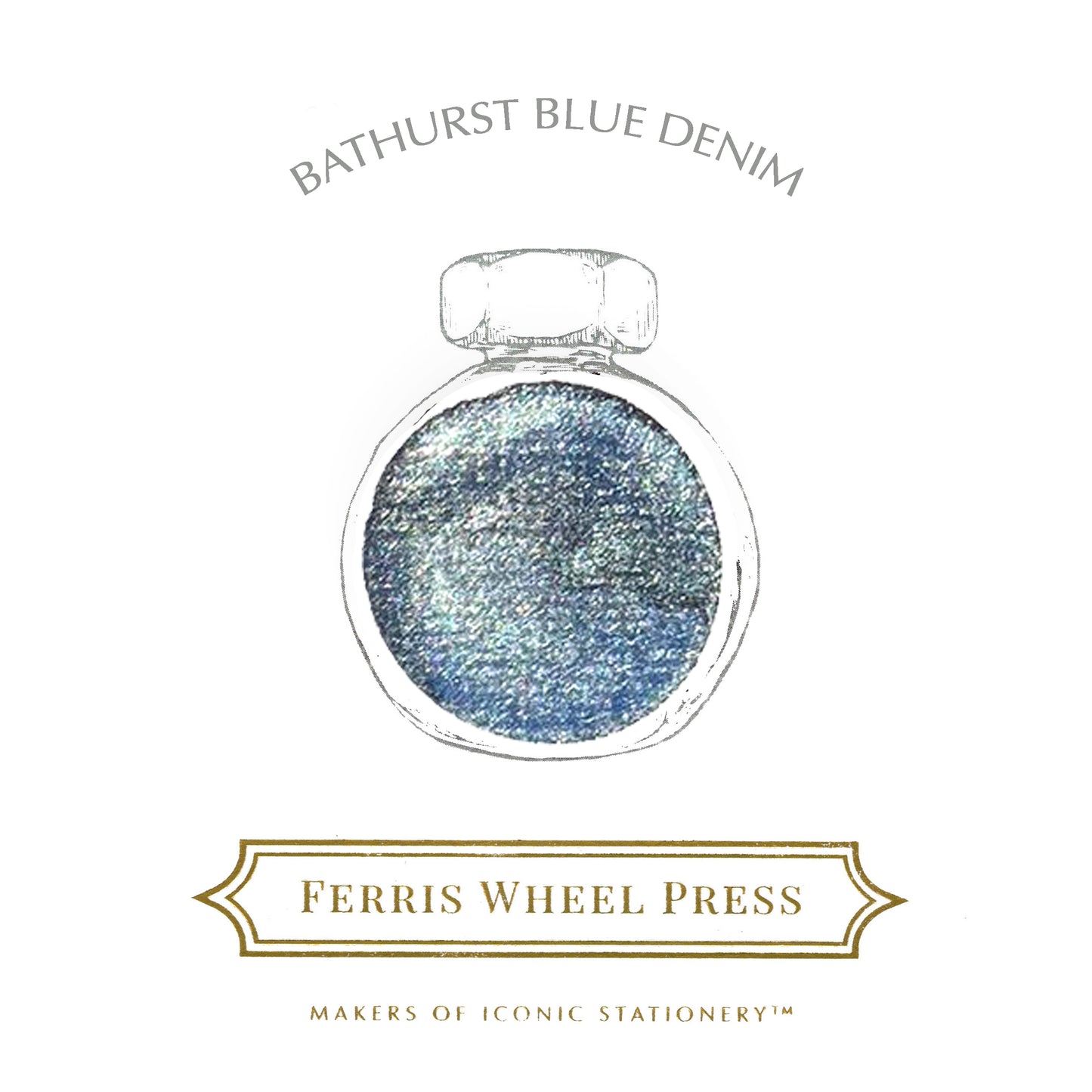 *Bathurst Blue Denim by Ferris Wheel Press (NEW Fashion District Ink) 38ml