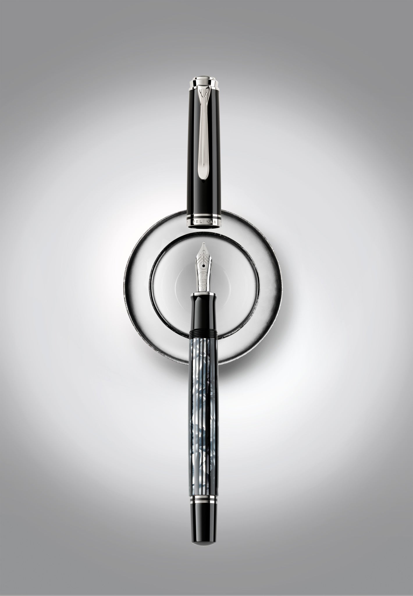 Pelikan Fountain pen Souverän® 605 Tortoiseshell-Black Fine Nib