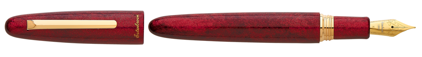 Esterbrook Estie Fountain Pen Scarlet Gold