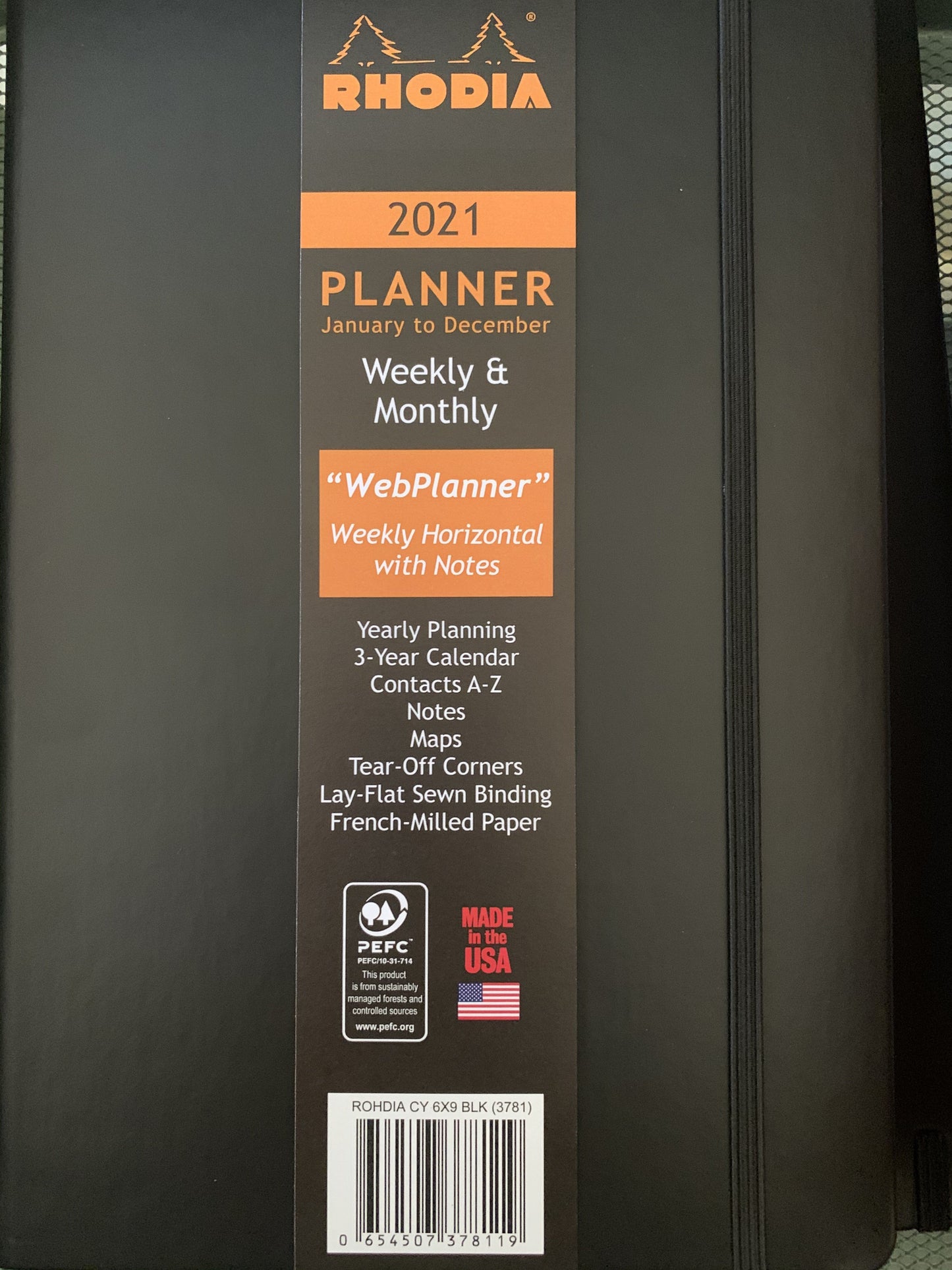 2025 Rhodia Planner (large 6" x 9")