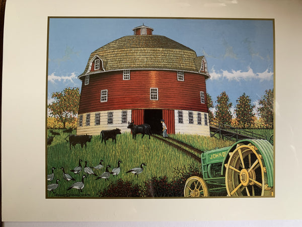 Ryans Round Barn by Douglas Johnson (choose boxed or single cards)