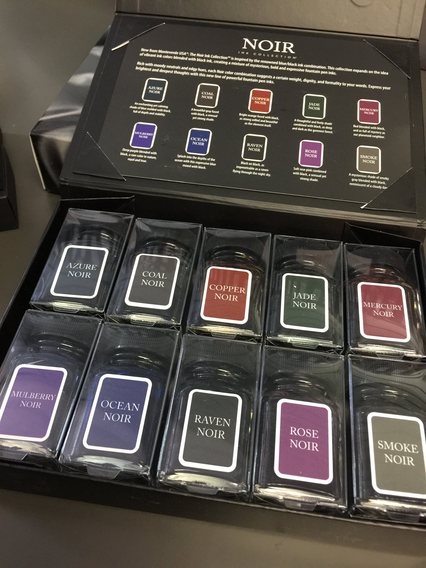 Monteverde Noir Ink Collection