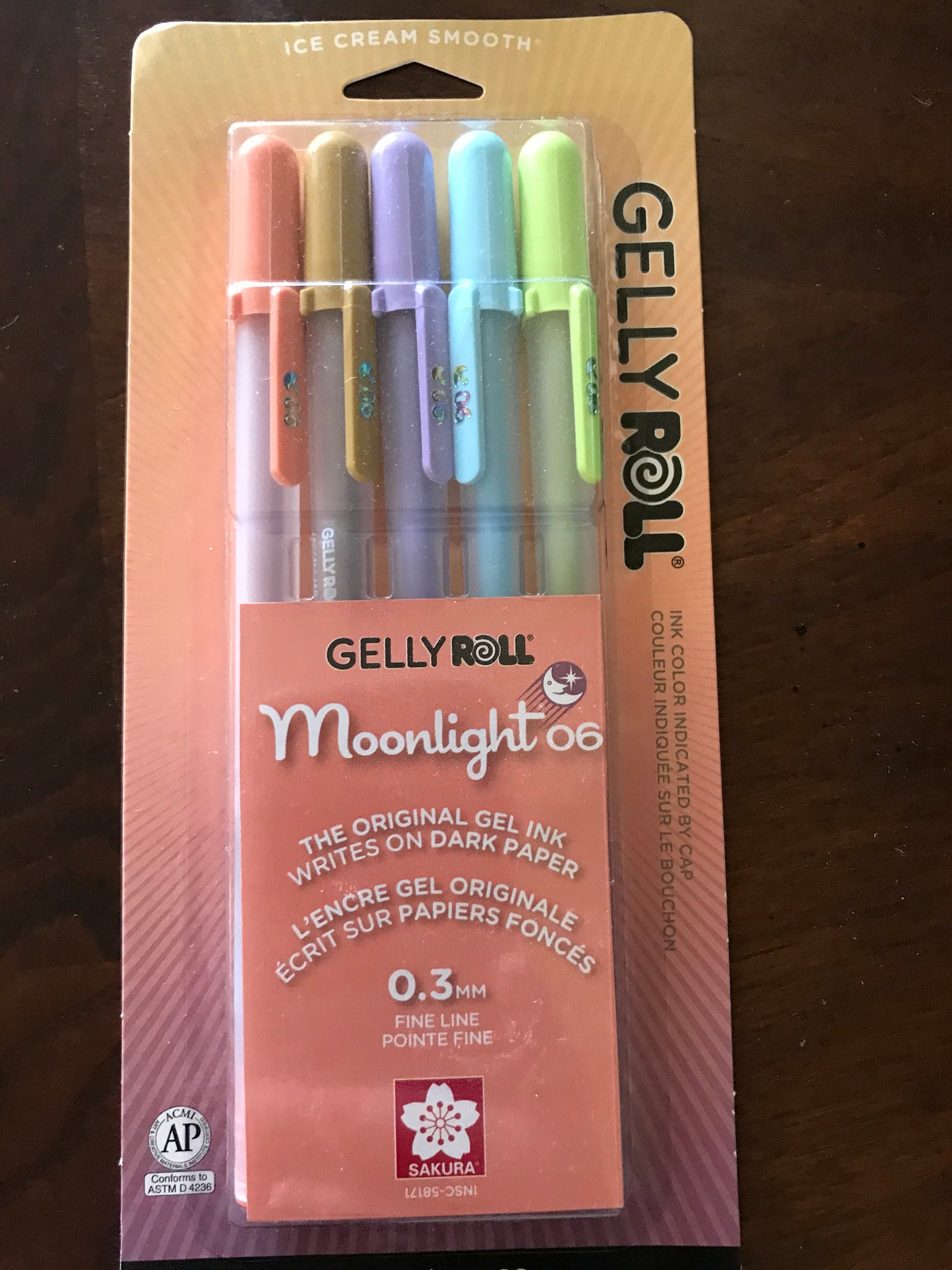 Sakura Gelly Roll Pens "Moonlight 06" 5pack (#58171)