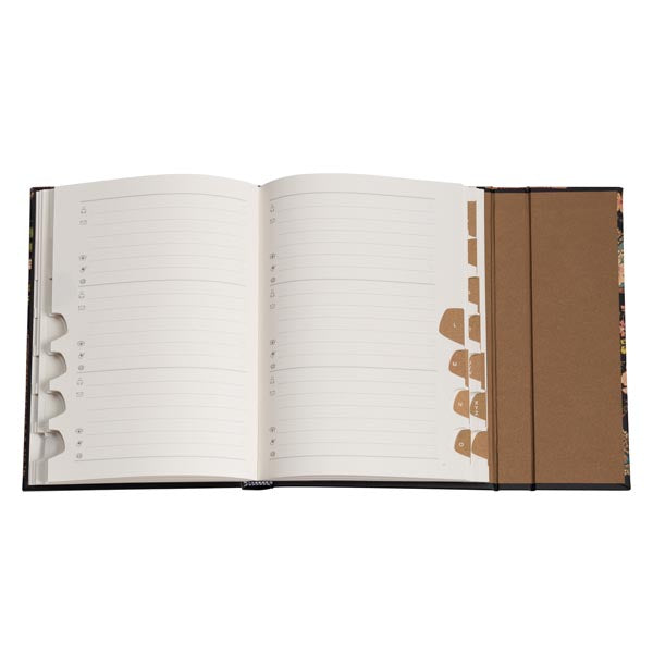 Safavid Ultra  Paperblanks Address Book, Wrap (7 x 9 x 3/4")