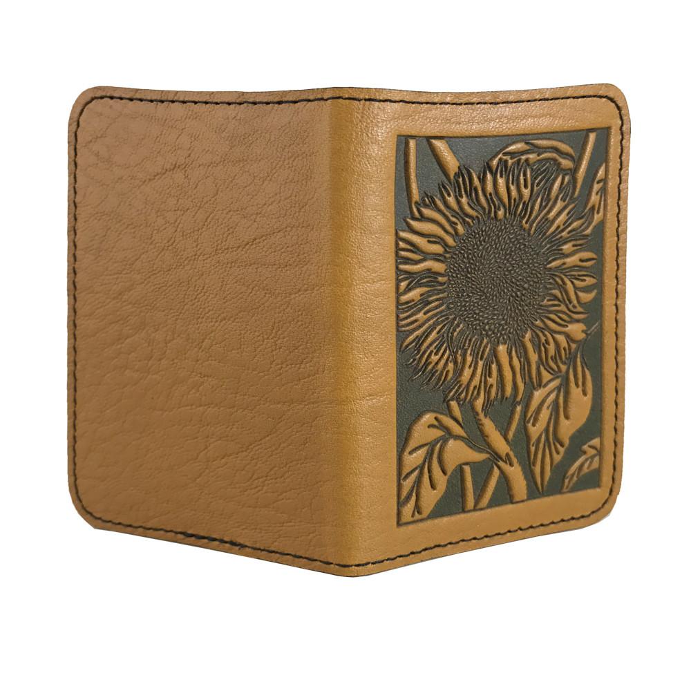 Oberon Card Holder. Sunflower in Marigold