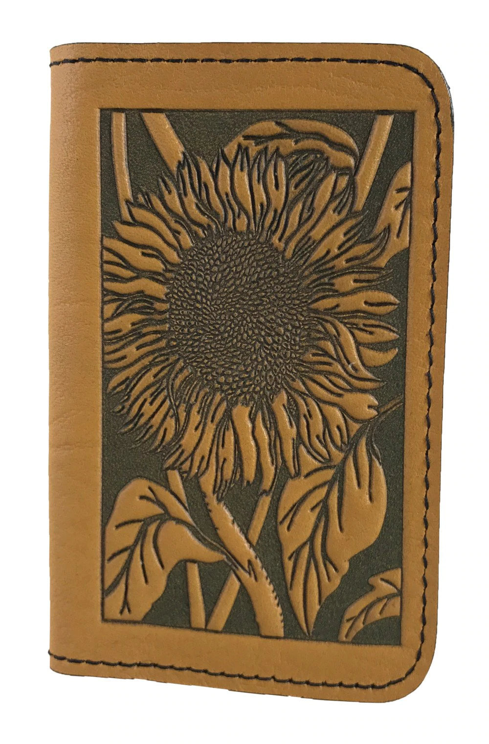 Oberon Card Holder. Sunflower in Marigold