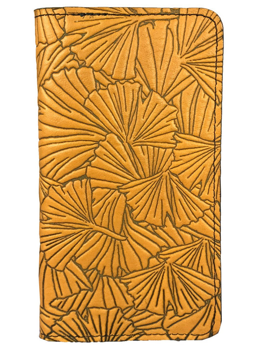 Oberon Checkbook Covers Gingko Marigold