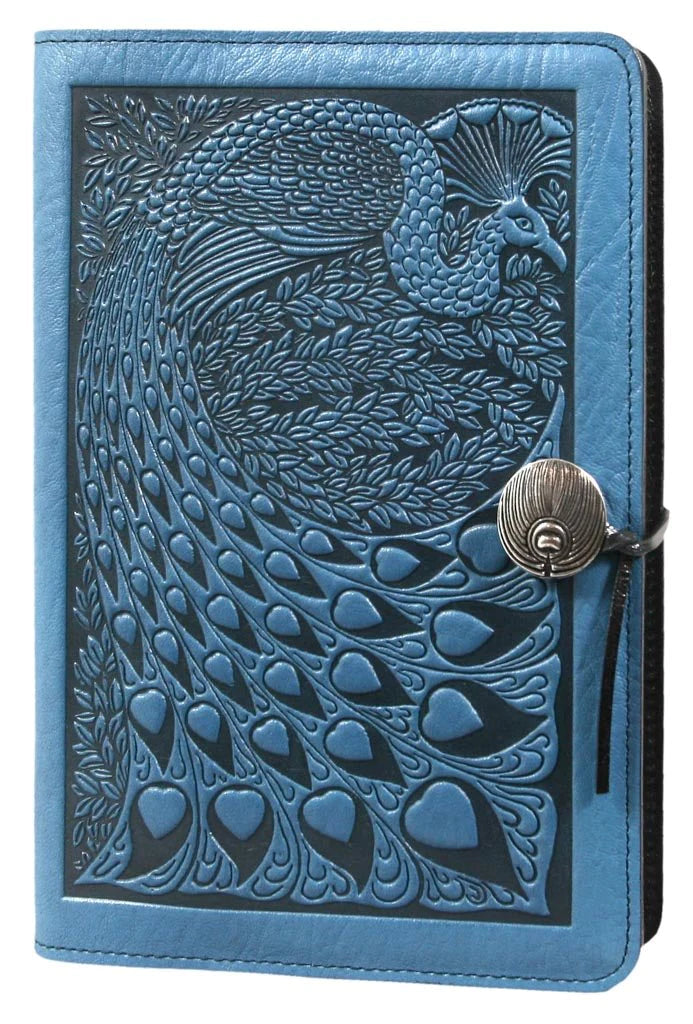 Oberon Original Journal Peacock in SKY BLUE (6x9inches)