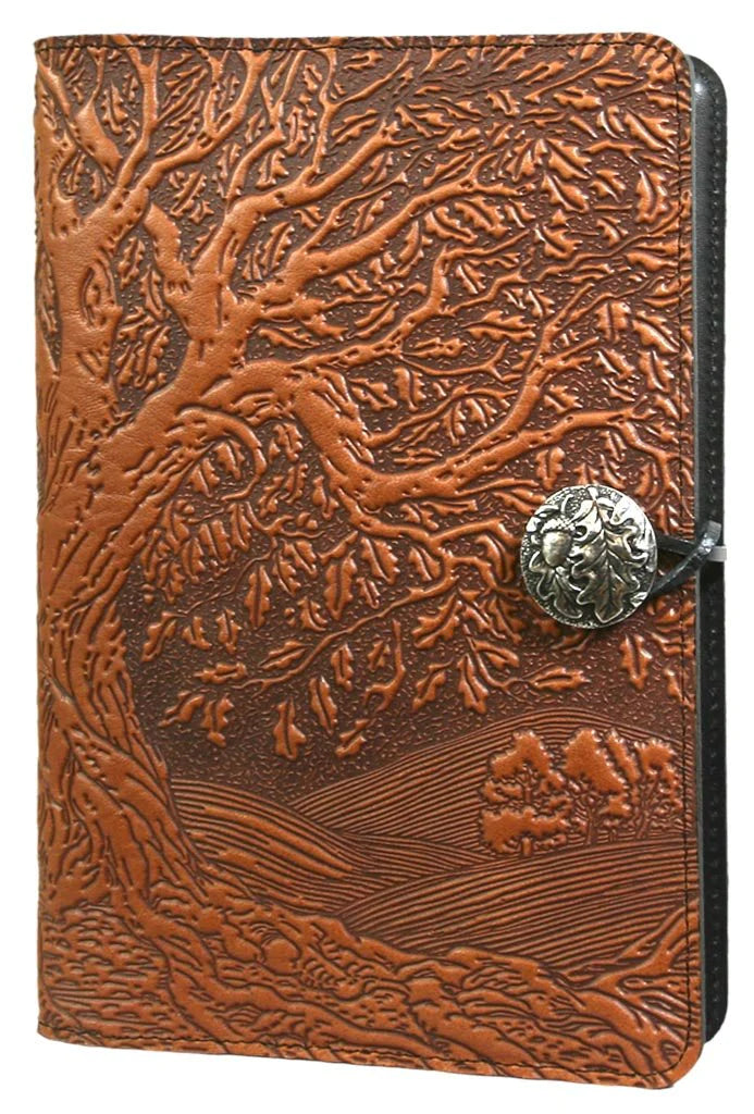 Oberon Original Journal TREE OF LIFE in SADDLE (6x9inches)