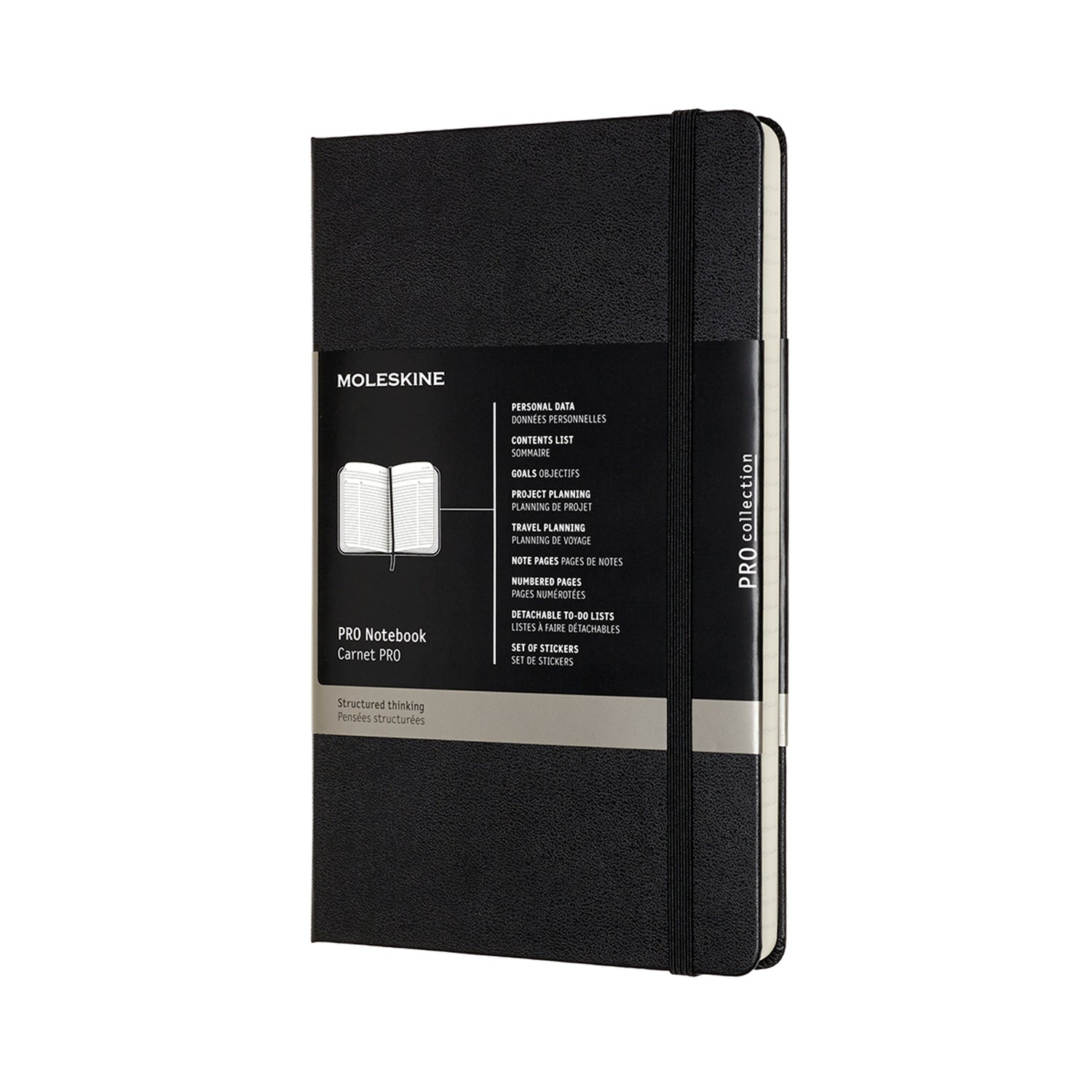 MOLESKINE PRO COLLECTION NOTEBOOK LARGE 5 X 8.25"