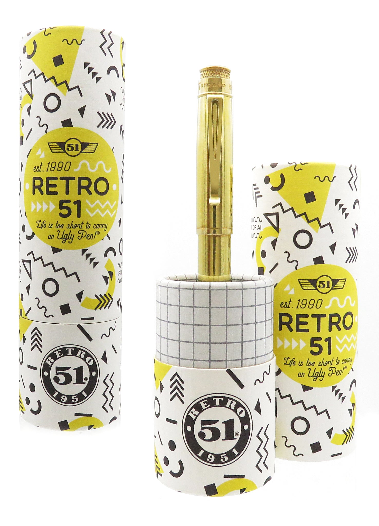 Retro 51 Raw Brass Fountain Pen