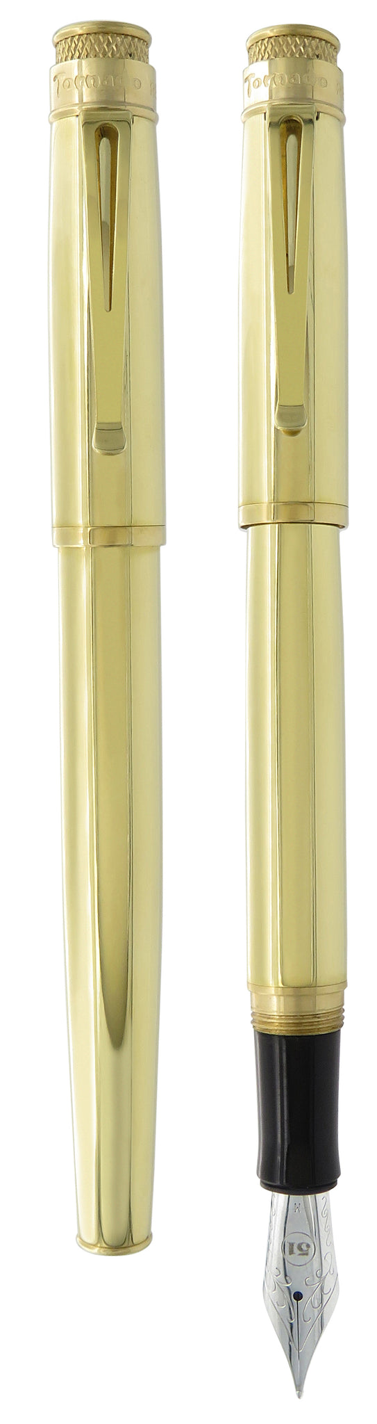 Retro 51 Raw Brass Fountain Pen