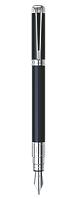 WATERMAN PERSPECTIVE BLACK CT FOUNTAIN PEN FINE NIB